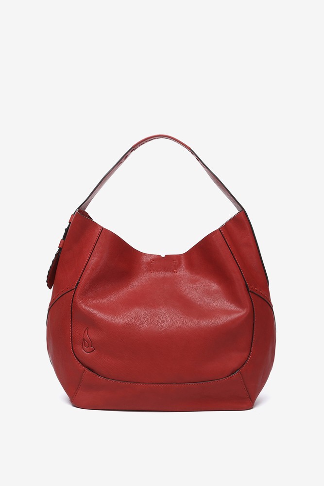Abbacino Bolso de hombro en piel roja Oferta exclusiva