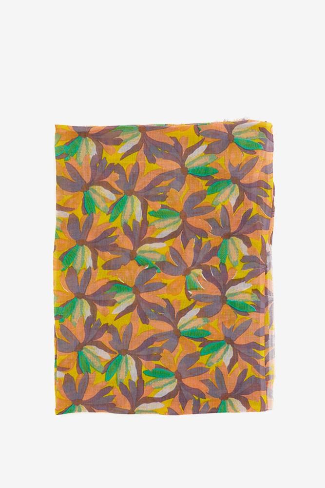 Abbacino Pañuelo de viscosa con estampado floral naranja Outlet online