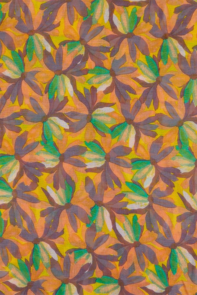 Abbacino Pañuelo de viscosa con estampado floral naranja Outlet online