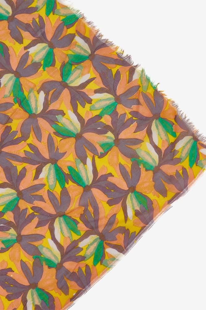 Abbacino Pañuelo de viscosa con estampado floral naranja Outlet online