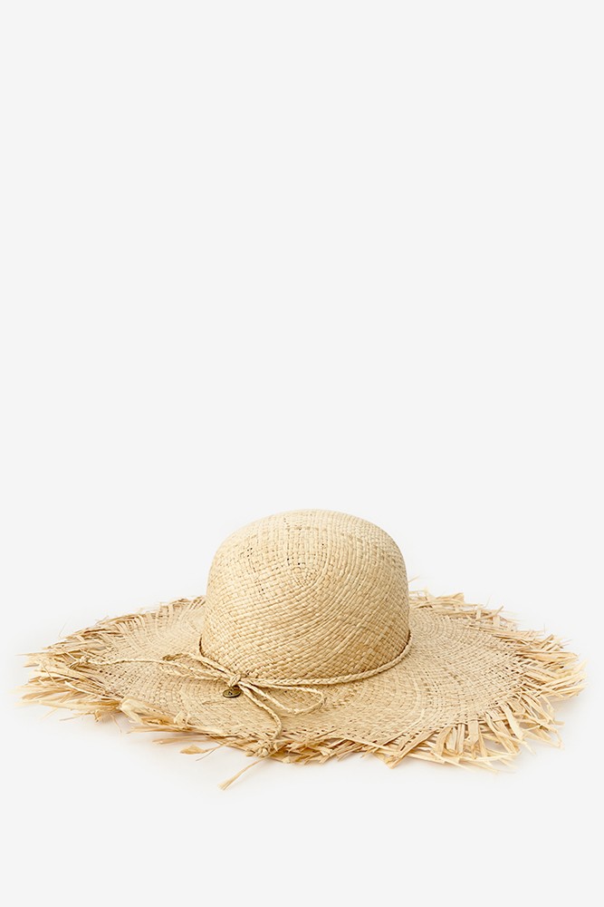 Abbacino Sombrero de paja con lazo en beige Rebajas