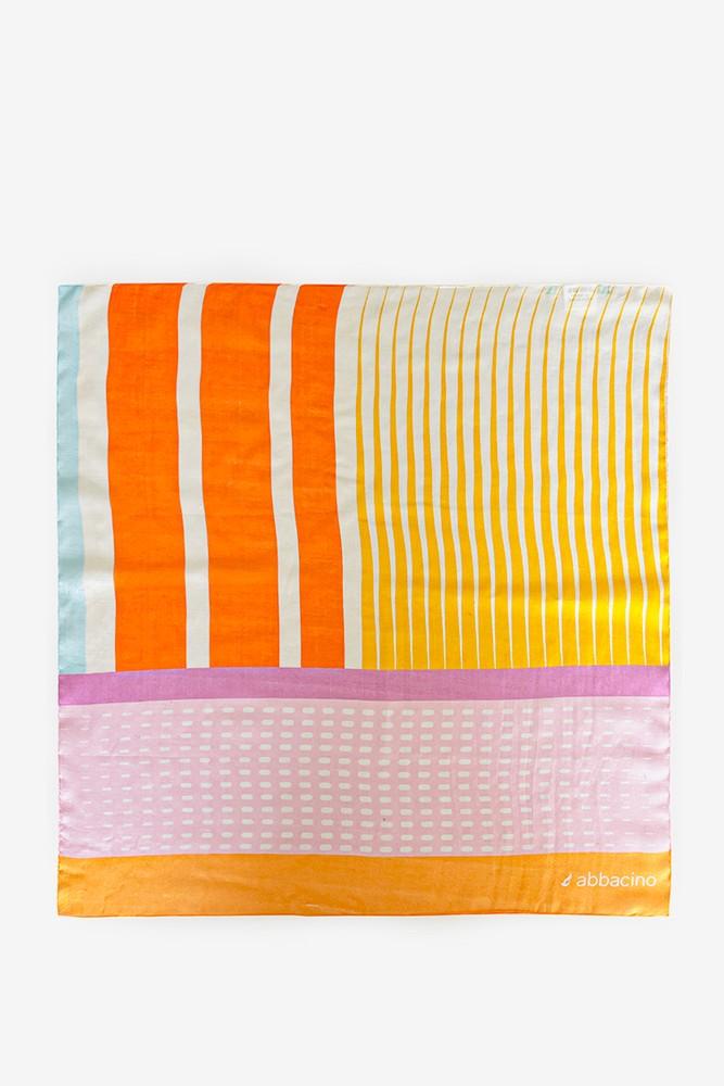 Abbacino Bandana con estampado geométrico naranja Ofertas