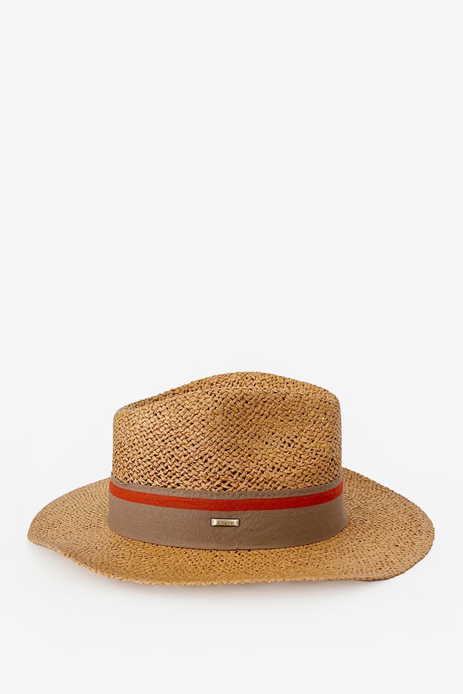 Abbacino Sombrero fedora en camel Venta caliente