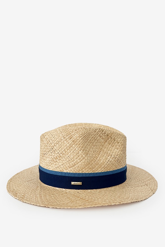 Abbacino Sombrero fedora de paja en beige Rebajas baratas
