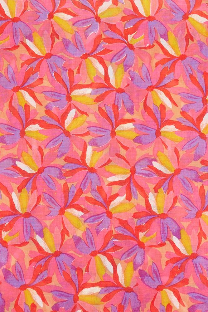 Abbacino Pañuelo de viscosa con estampado floral fucsia Los más vendidos