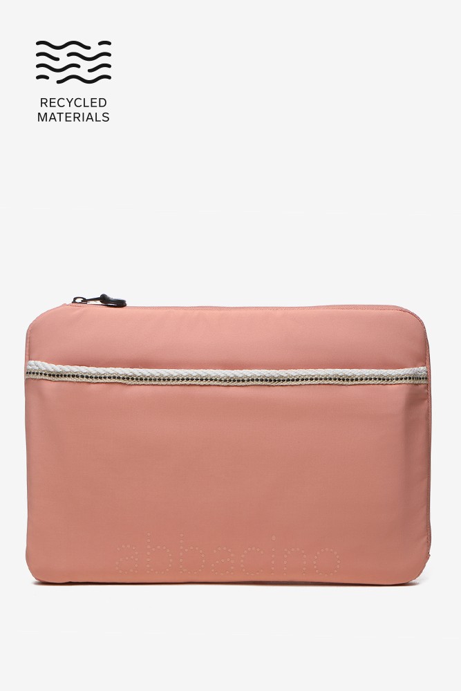 Abbacino Funda para el portátil en tejidos reciclados coral Ventas relámpago