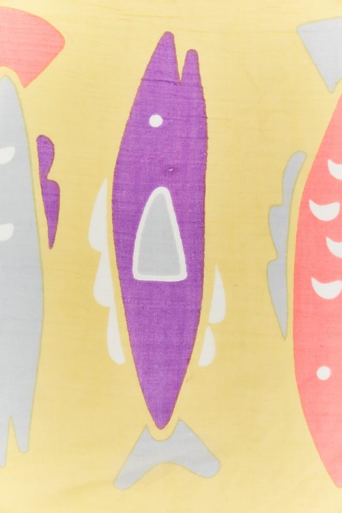 Abbacino Bandana con estampado de peces en amarillo Tienda