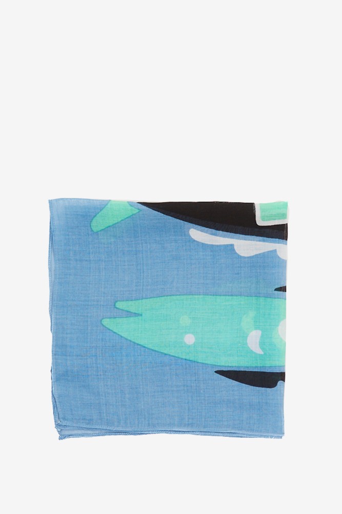 Abbacino Bandana con estampado de peces en azul Rebajas online