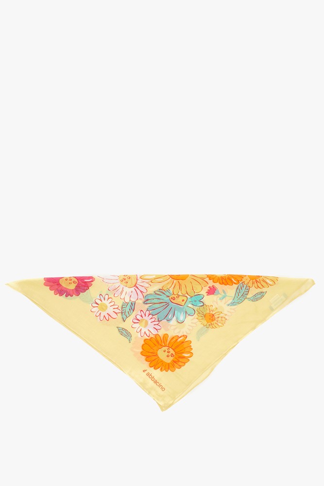 Abbacino Bandana con estampado floral en amarillo Envío gratis