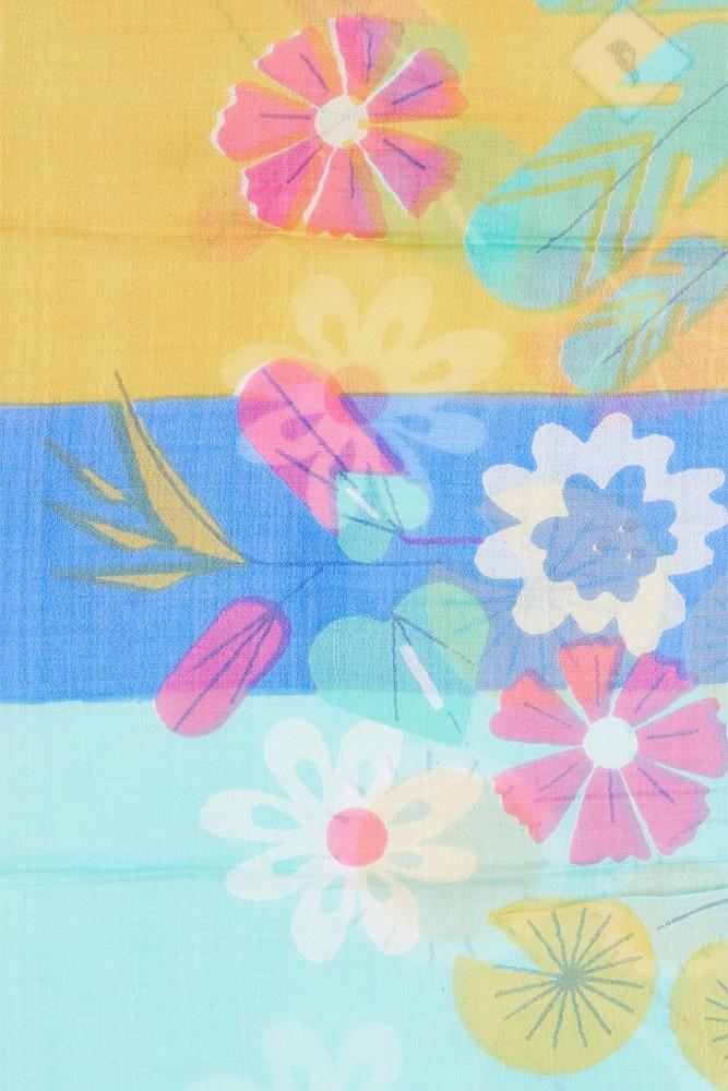 Abbacino Bandana con estampado floral en amarillo Oferta especial