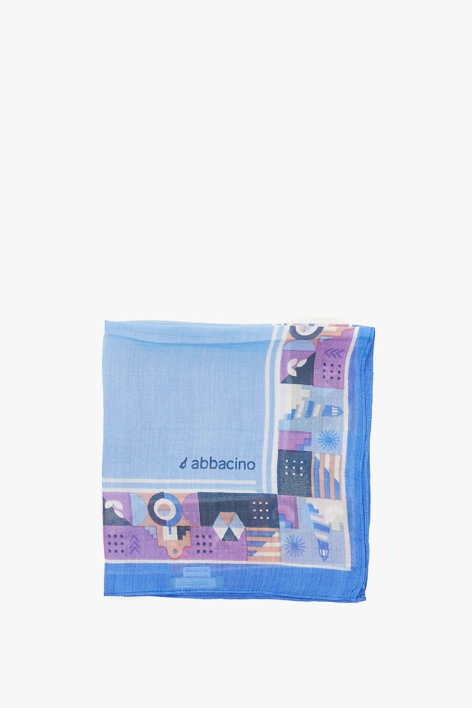 Abbacino Bandana de mujer con estampado mediterráneo en azul Últimos 3 días