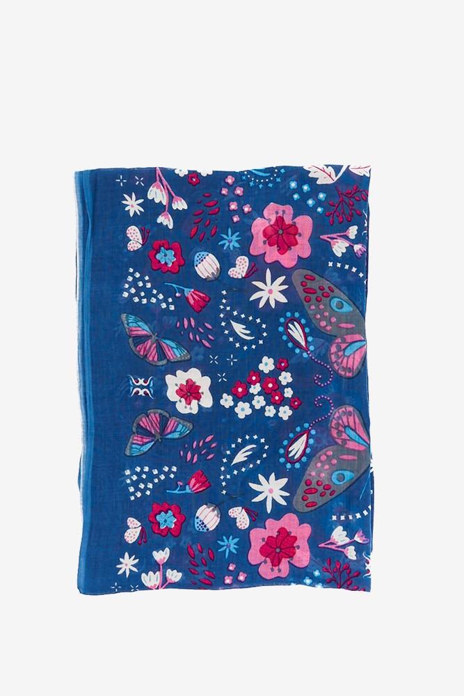 Abbacino Pañuelo de mujer con estampado boho en azul Superdescuento