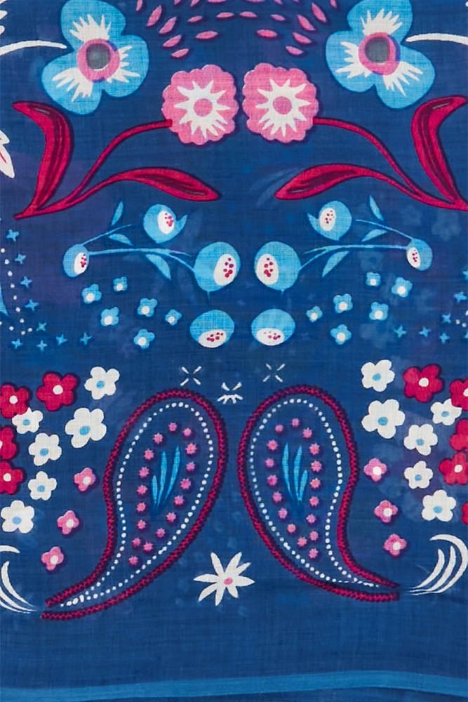 Abbacino Pañuelo de mujer con estampado boho en azul Superdescuento