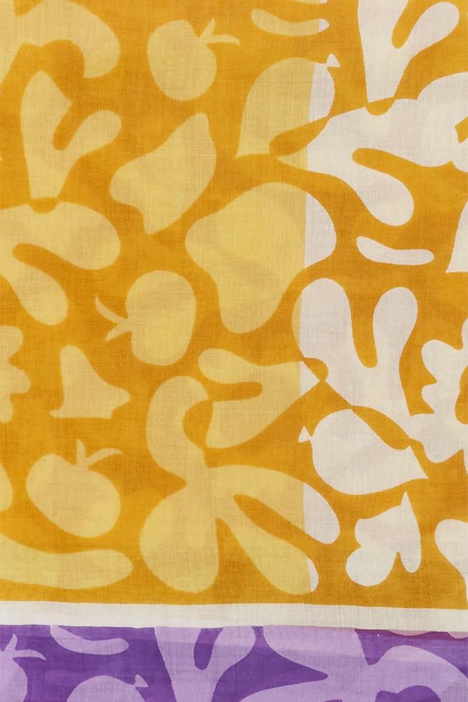 Abbacino Pañuelo de mujer con estampado animal print en amarillo Envío internacional gratuito