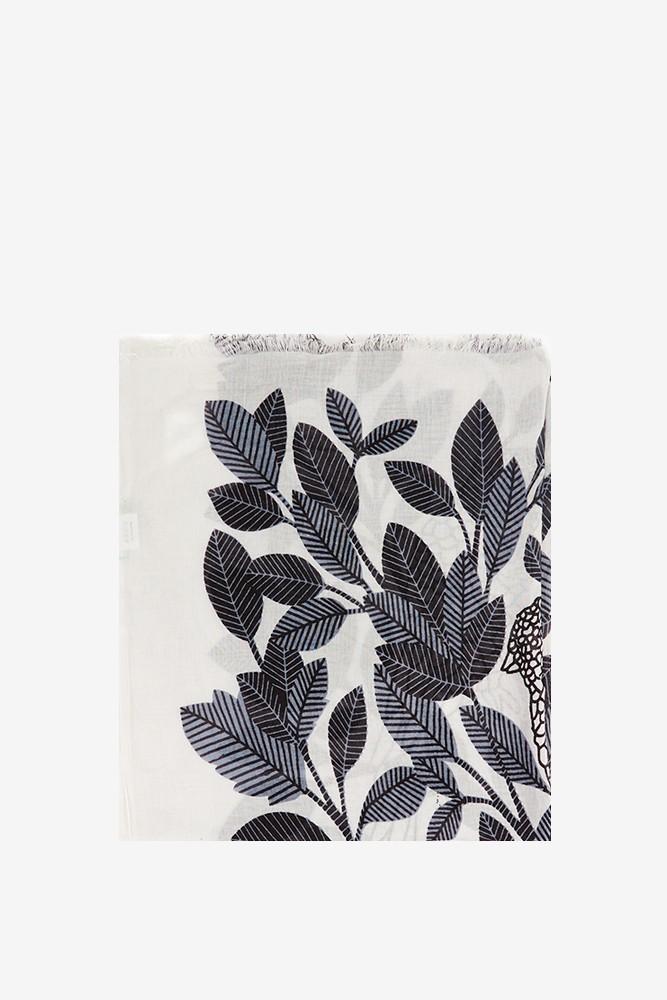 Abbacino Pañuelo de viscosa con estampado natural en tonos grises Precios de Black Friday