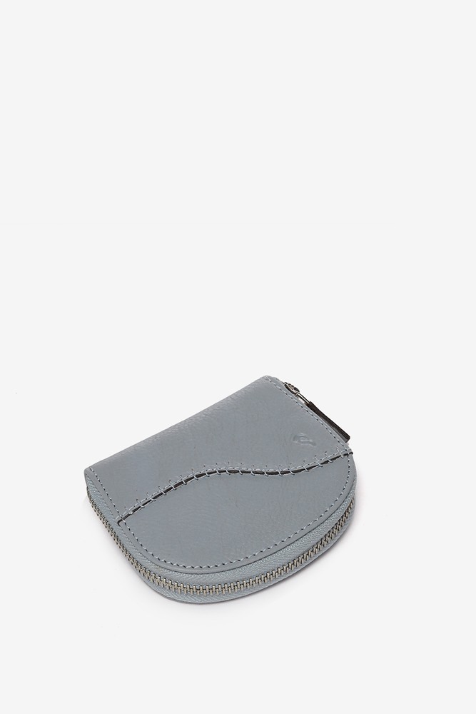 Abbacino Monedero de piel en azul Descuento por venta flash