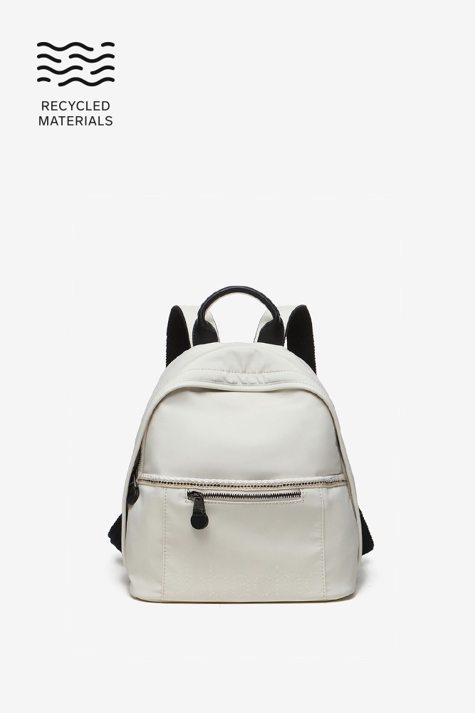 Abbacino Mochila de mujer en tejidos reciclados beige En oferta