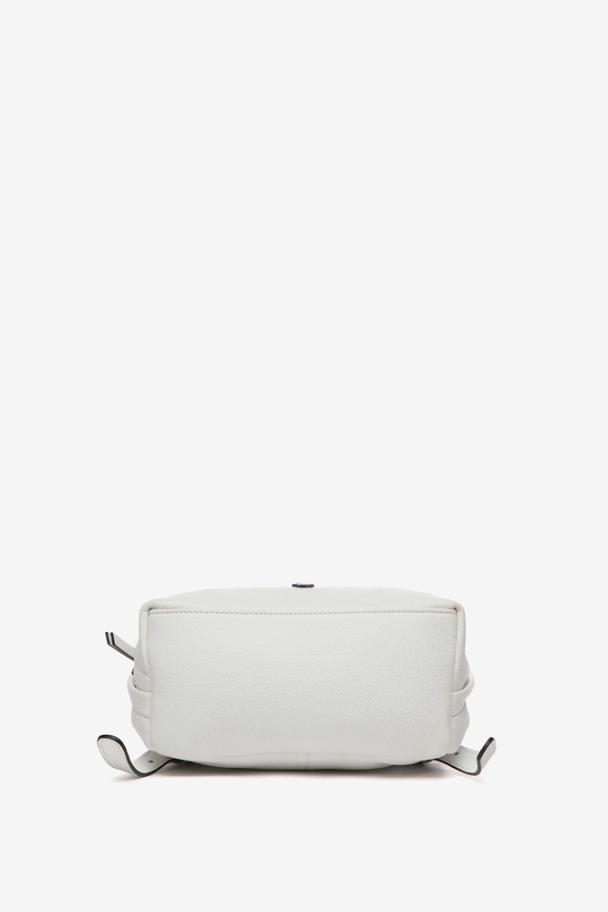 Abbacino Mochila de piel en blanco Liquidación