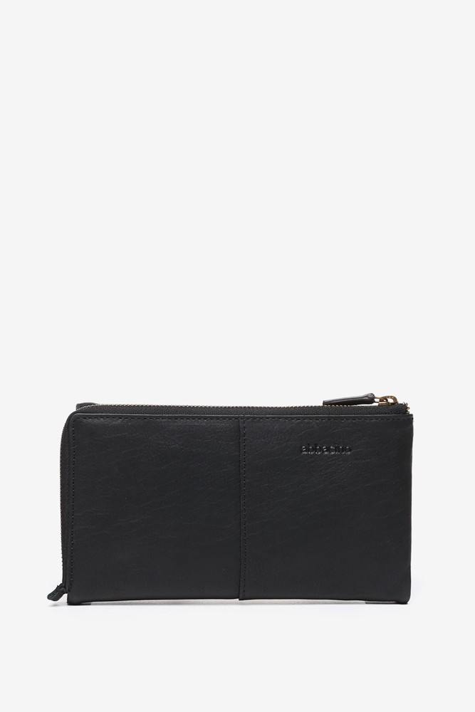 Abbacino Cartera grande con solapa en piel negra Precio ultrabajo