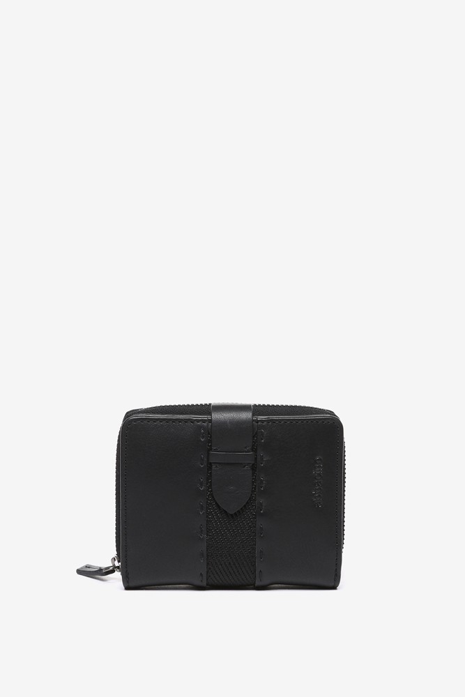 Abbacino Cartera pequeña en piel negra Outlet