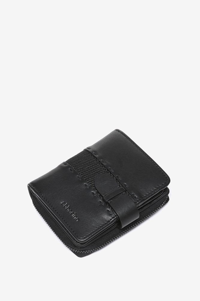 Abbacino Cartera pequeña en piel negra Outlet