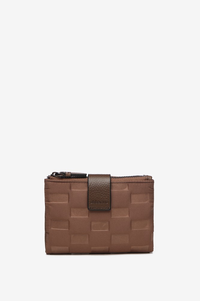 Abbacino Cartera pequeña de mujer en nylon acolchado taupe Rebajas