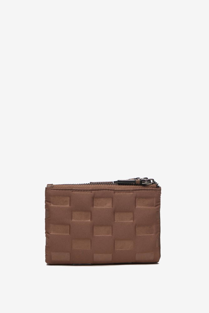 Abbacino Cartera pequeña de mujer en nylon acolchado taupe Rebajas