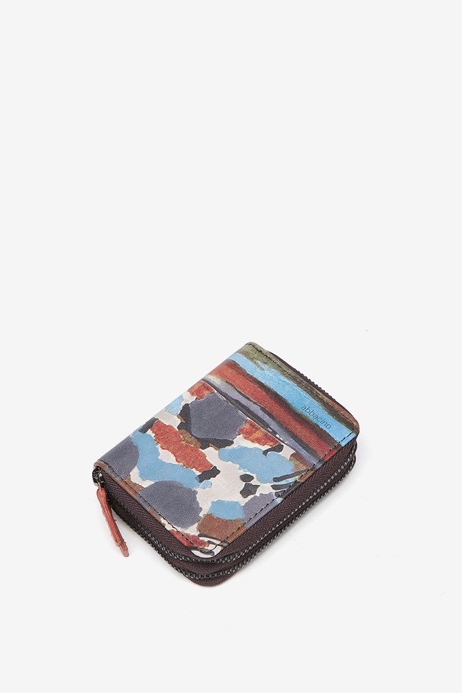 Abbacino Cartera pequeña en piel con estampado multicolor Venta caliente