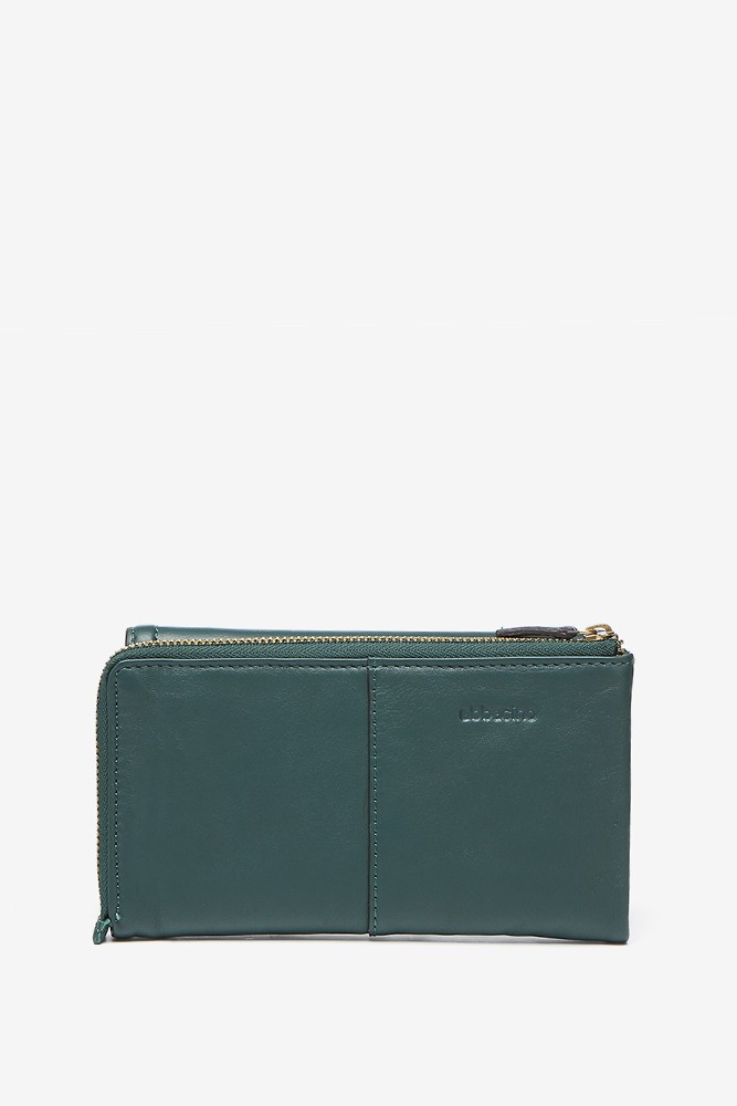 Abbacino Cartera grande con solapa en piel verde En oferta
