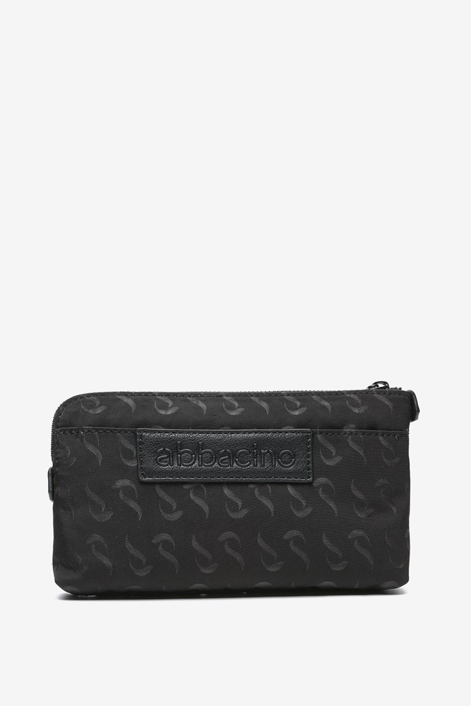 Abbacino Neceser plano de mujer jacquard en negro Liquidación