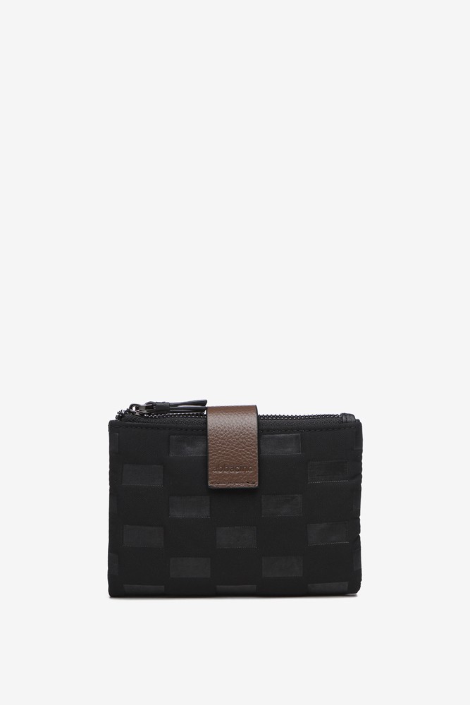 Abbacino Cartera pequeña de mujer en nylon acolchado negro Rebajas online