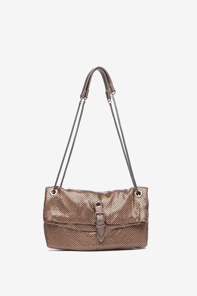 Abbacino Bolso de fiesta en malla metálica bronce Precios de Black Friday