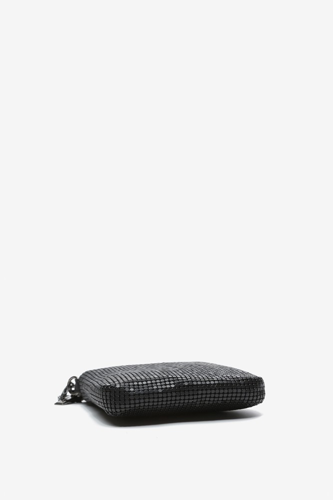 Abbacino Bolso para el móvil de malla metálica en negro Ofertas especiales