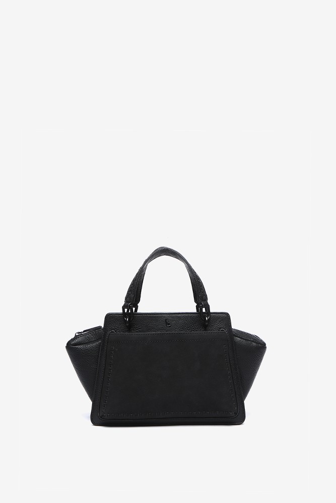 Abbacino Bolso de mano pequeño en materiales reciclados negro Grandes ahorros
