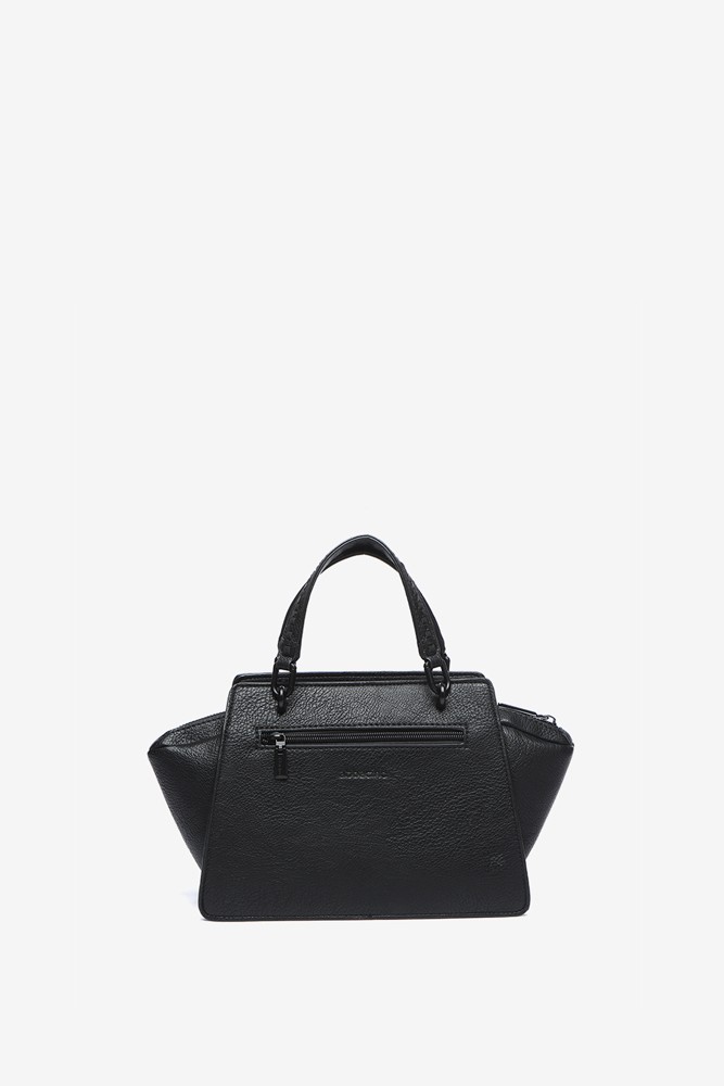 Abbacino Bolso de mano pequeño en materiales reciclados negro Grandes ahorros