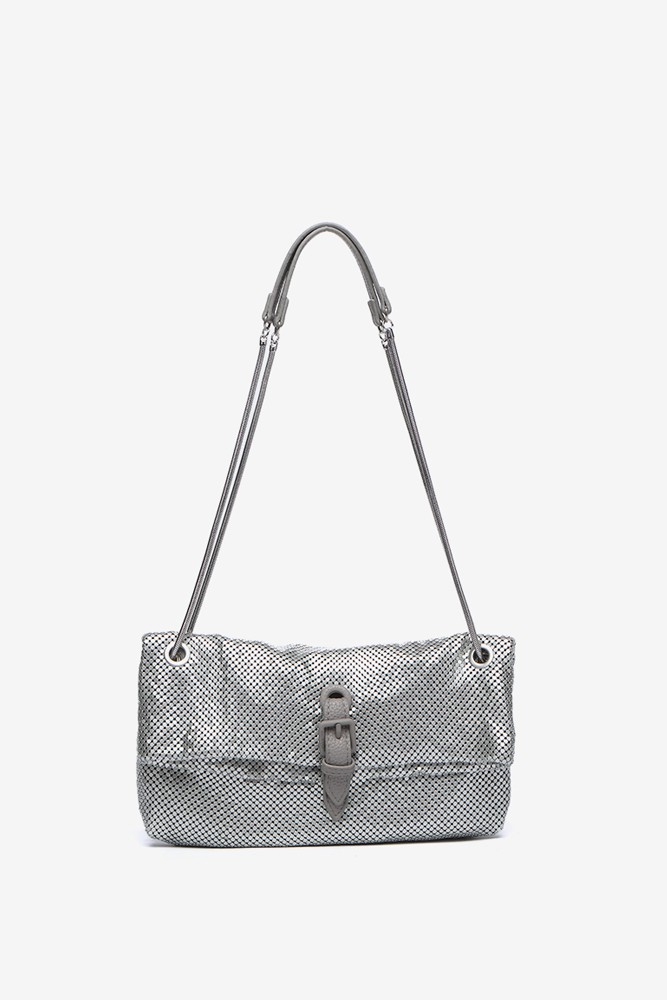 Abbacino Bolso de fiesta en malla metálica plata Precio ultrabajo