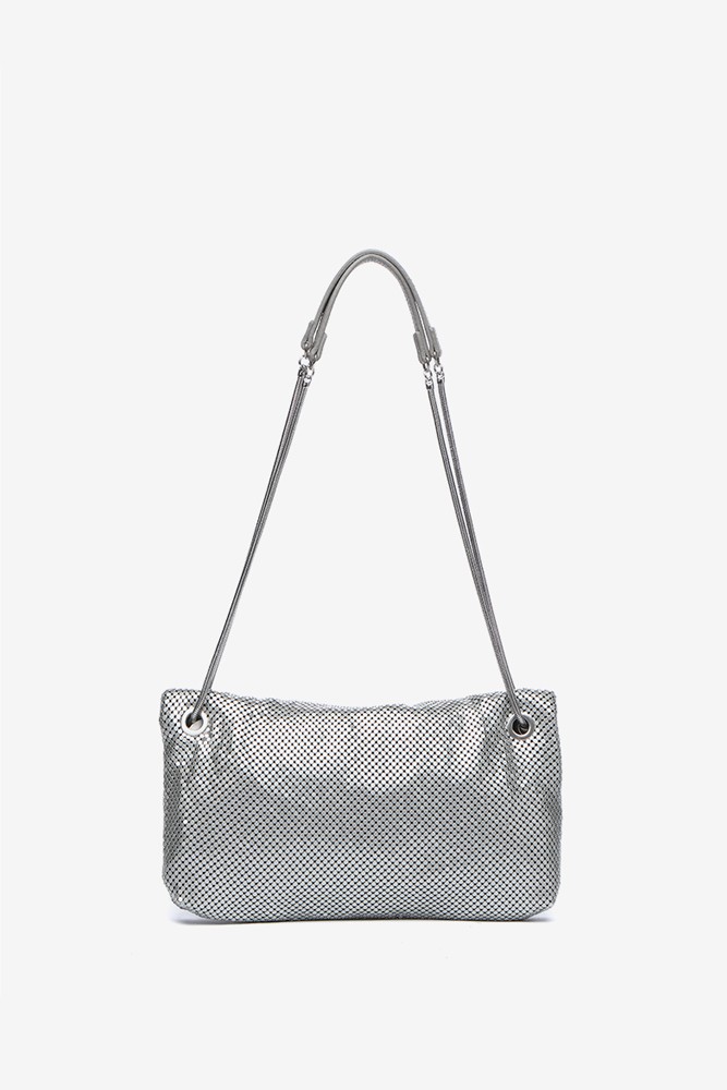 Abbacino Bolso de fiesta en malla metálica plata Precio ultrabajo
