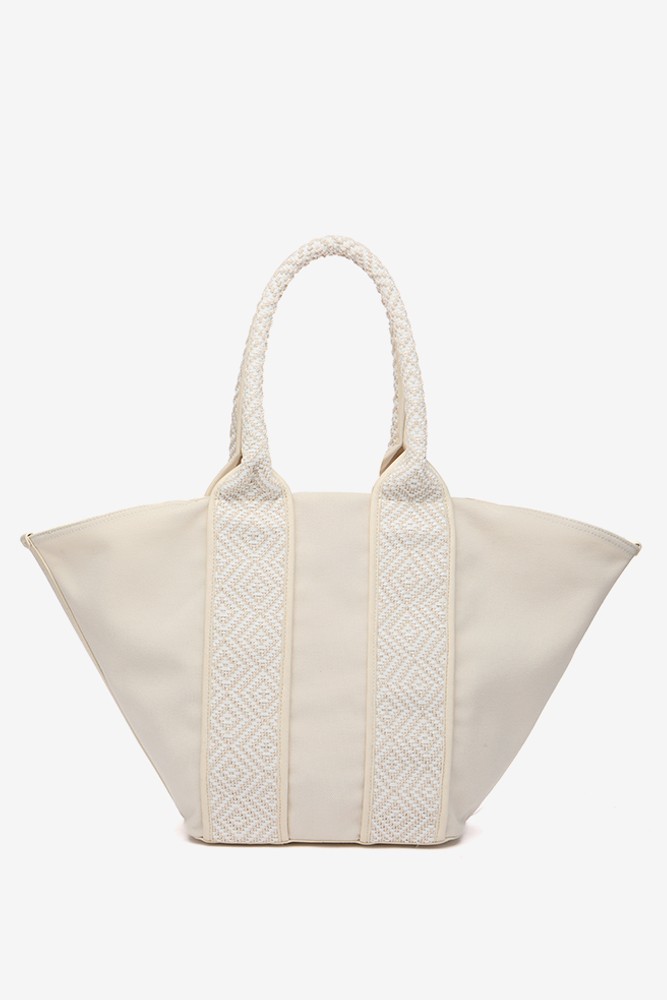 Abbacino Bolso shopper en materiales reciclados en beige Devoluciones gratuitas