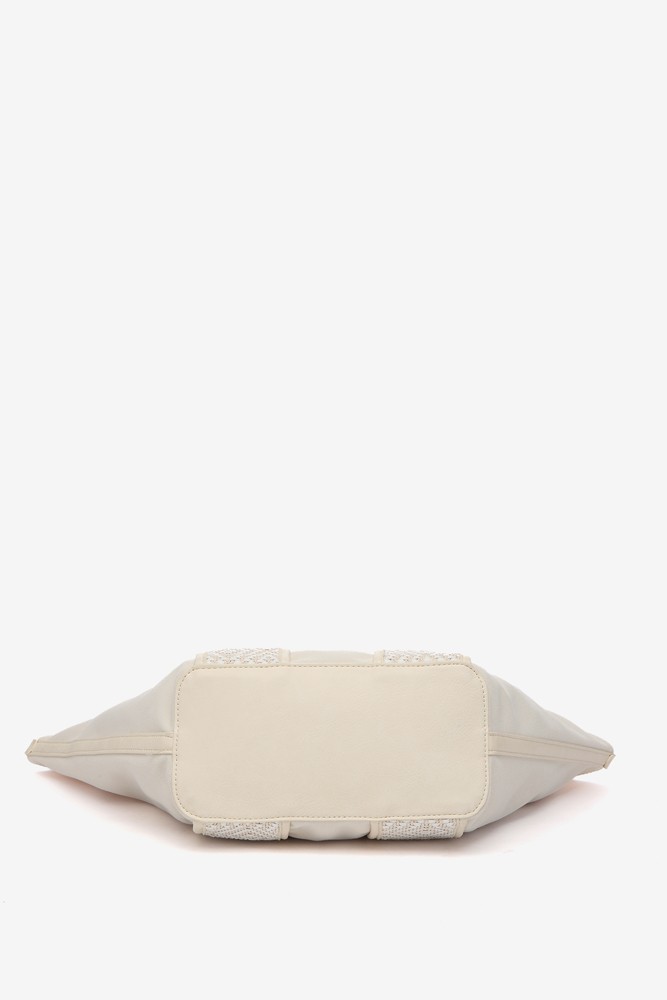 Abbacino Bolso shopper en materiales reciclados en beige Devoluciones gratuitas