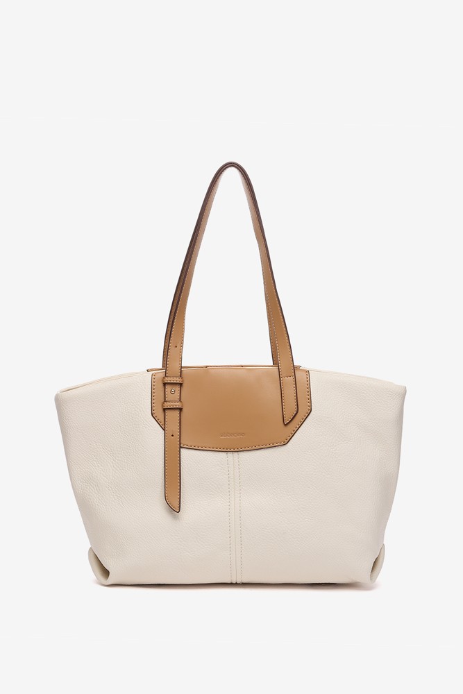 Abbacino Bolso shopper en materiales reciclados beige Outlet