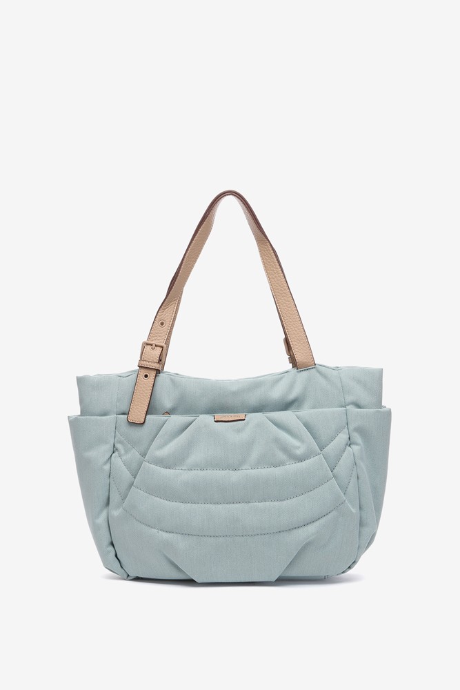 Abbacino Bolso shopper en materiales reciclados y acolchados azul Ofertas