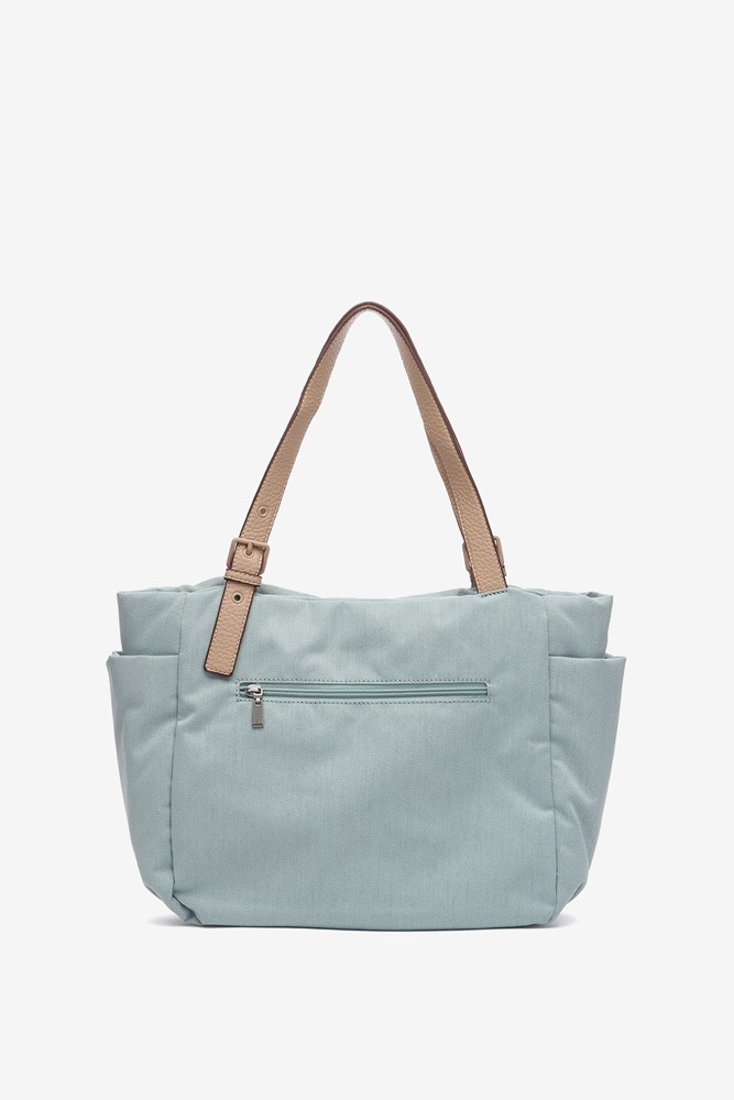 Abbacino Bolso shopper en materiales reciclados y acolchados azul Ofertas