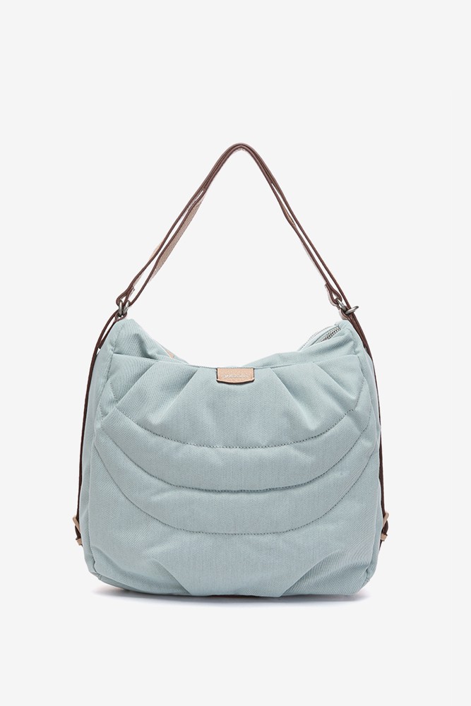 Abbacino Bolso - mochila en materiales reciclados y acolchados azul En oferta