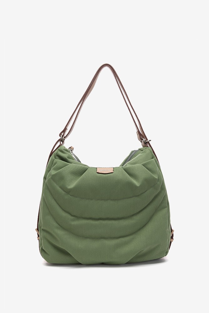 Abbacino Bolso - mochila en materiales reciclados y acolchados verde Gran oferta