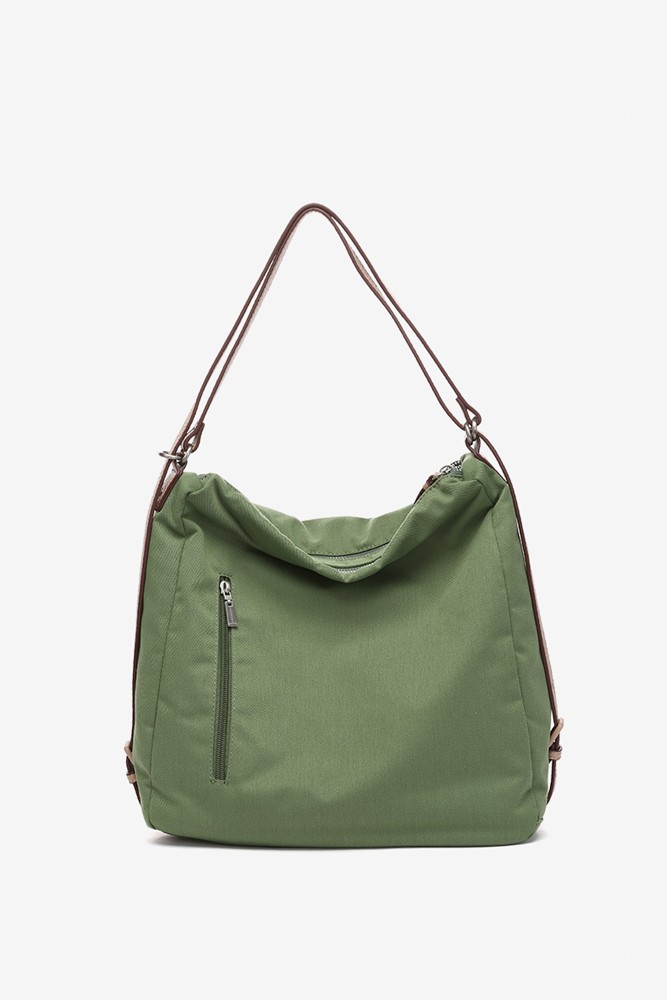 Abbacino Bolso - mochila en materiales reciclados y acolchados verde Gran oferta