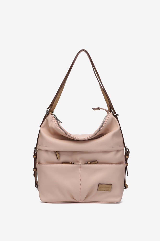 Abbacino Bolso - mochila en materiales reciclados rosa Descuento
