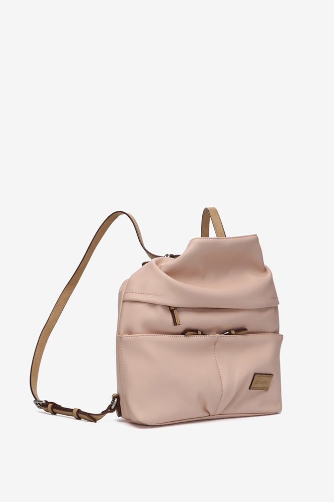 Abbacino Bolso - mochila en materiales reciclados rosa Descuento