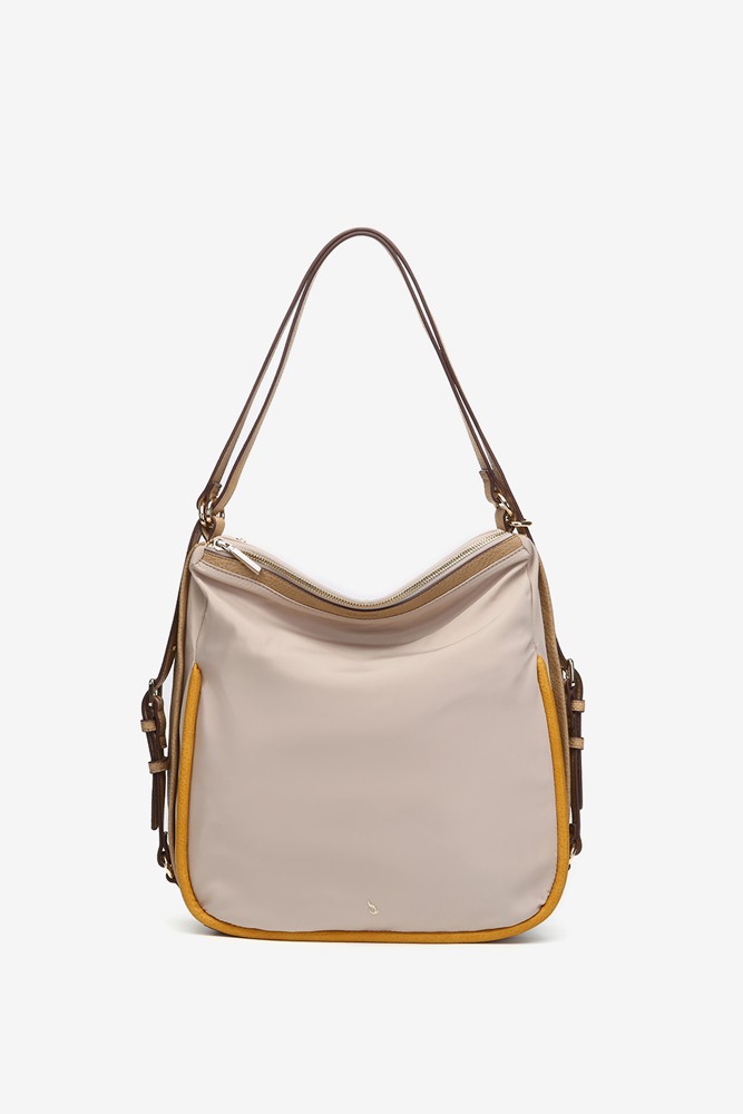Abbacino Bolso - mochila en materiales reciclados beige Últimos 2 días