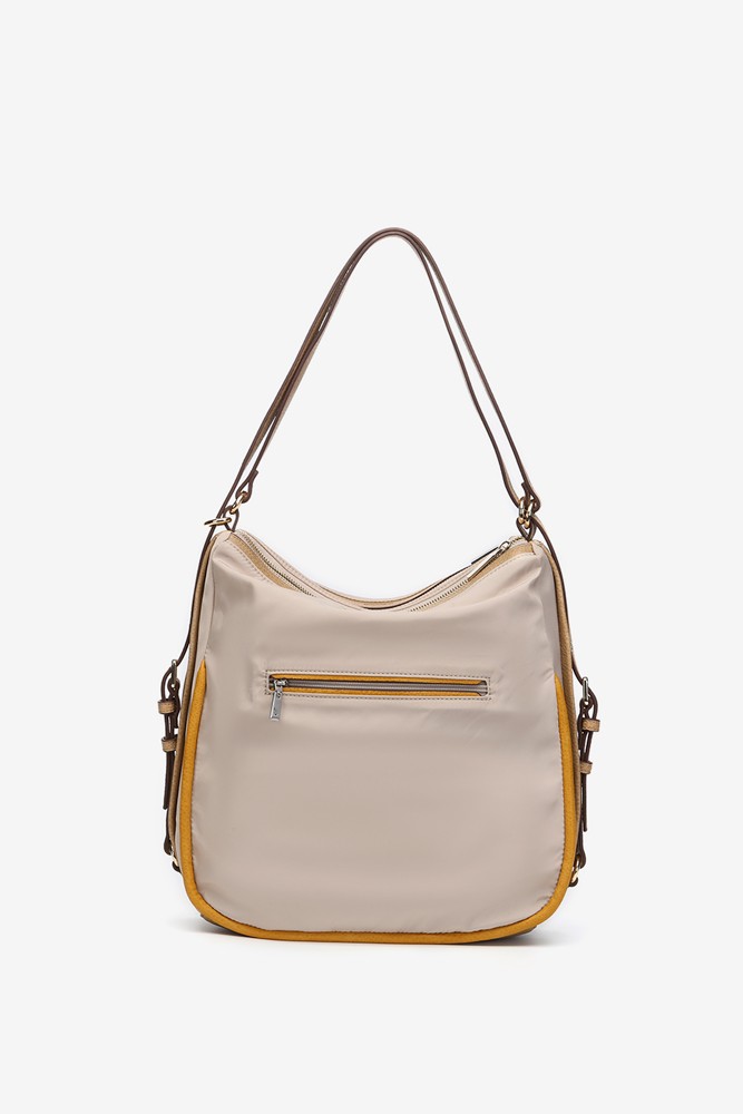 Abbacino Bolso - mochila en materiales reciclados beige Últimos 2 días
