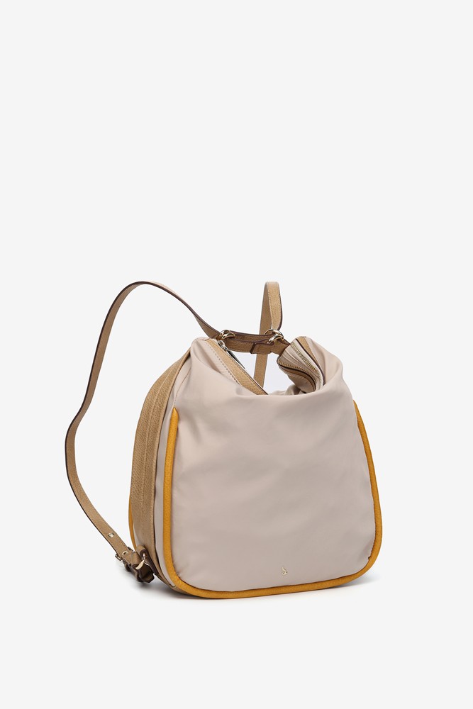 Abbacino Bolso - mochila en materiales reciclados beige Últimos 2 días